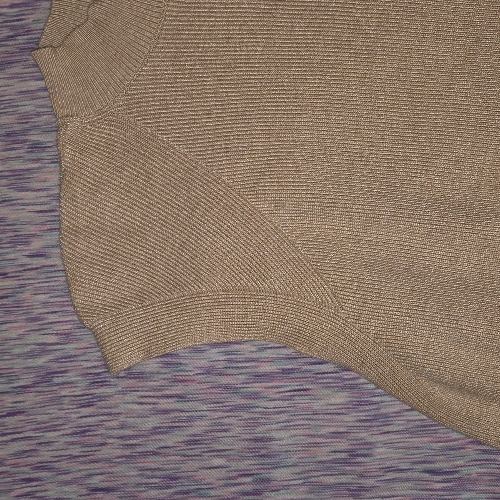 Worthington Women's Sleeveless Mock Neck Top Camel Size XL - Picture 4 of 8